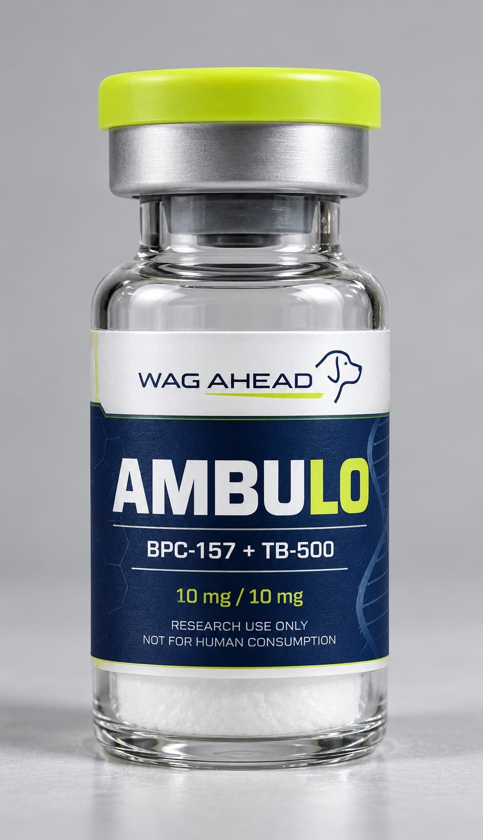 AMBULO vial: BPC-157 and TB-500, 10 mg each